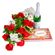 Для нее. Этот набор, состоящий из букета роз и хризантем с зеленью, шампанского и коробки конфет - отличный способ передать ваши поздравления или признание в любви.. Испания