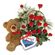 Ты моя Валентинка!. В этом подарке Вы найдете все: 
красные розы - символ возвышенных чувств; очаровательный мишка -символ привязанности и теплоты; шоколадные конфеты - признак хорошего вкуса.