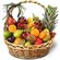 Корзина &#39;&#39;Райский сад&#39;&#39;. Восхитительная композиция из самых спелых яблок, груш, апельсинов, киви, бананов, винограда и ананаса в корзине.. Греция